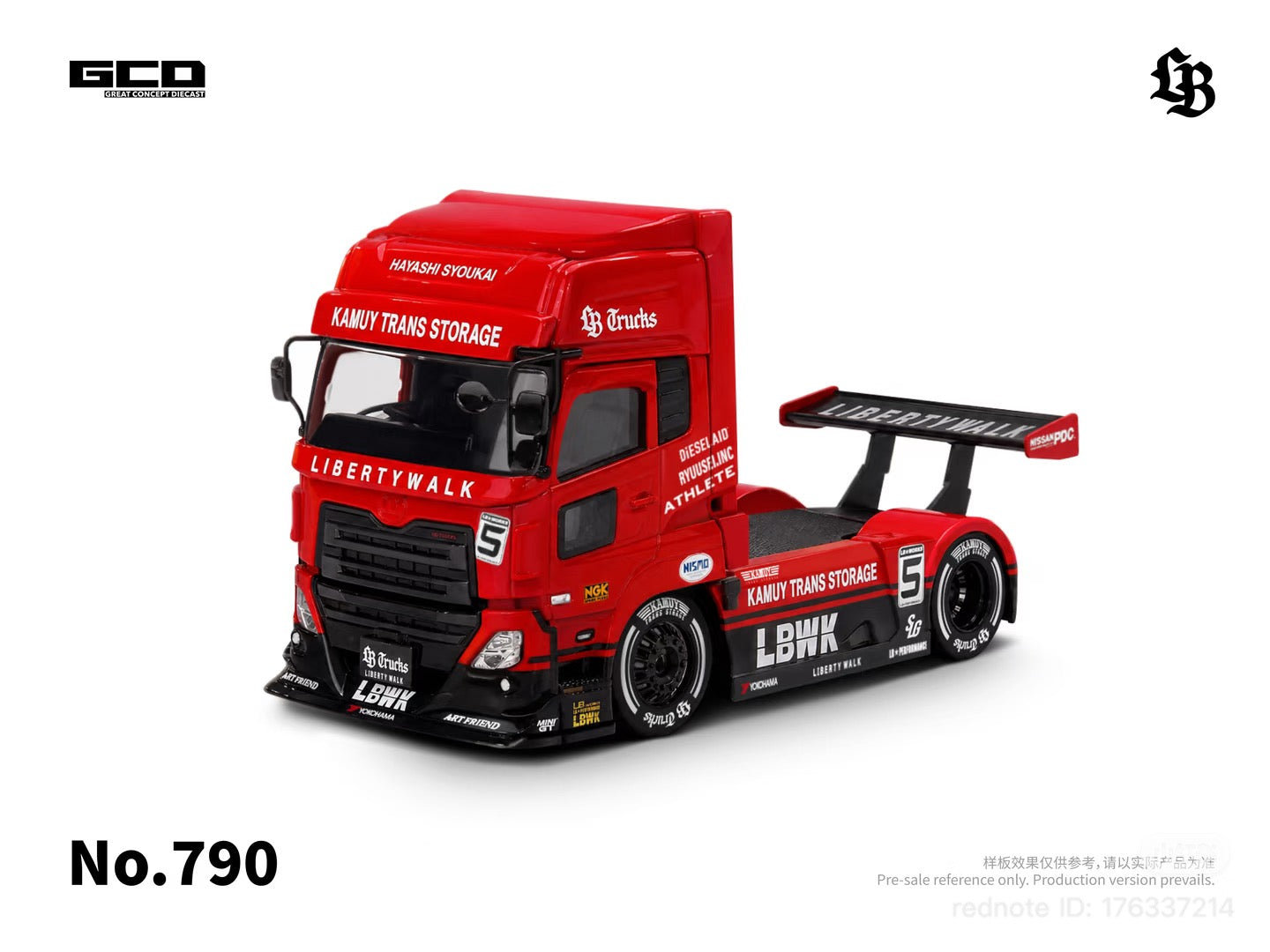 [PREORDER] GCD x LBWK Super Silhouette UD QUON Trailer Head #790