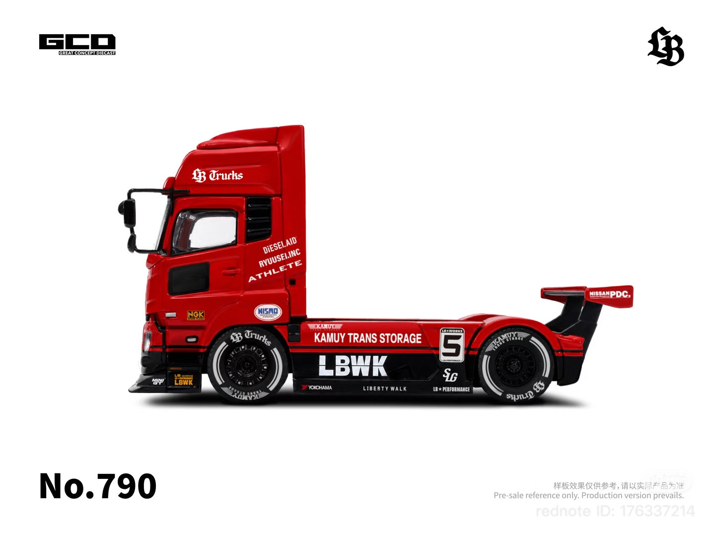[PREORDER] GCD x LBWK Super Silhouette UD QUON Trailer Head #790