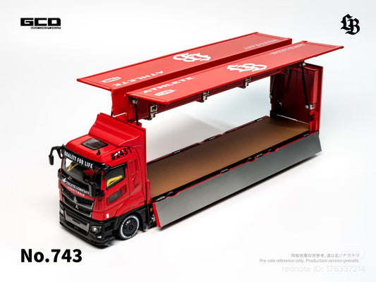 PREORDER] GCD x LBWK Super Silhouette Mitsubishi Fuso Truck #743 & LBWK Super Silhouette UD QUON Trailer Head #790 Option / Set | Limited Edition Exclusive Drop