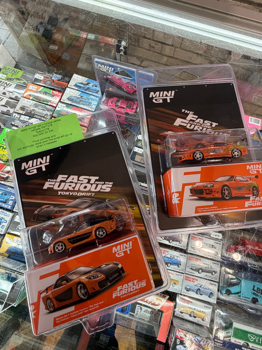 [preorder] Mini Gt fast and the furious bundle
