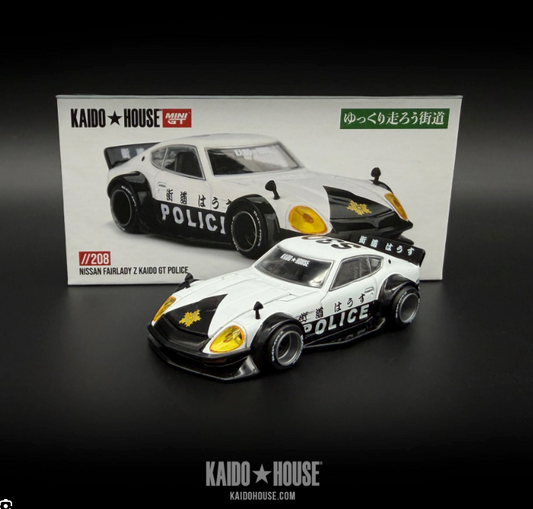 Minigt Kaida house Nissan fairlady GT police